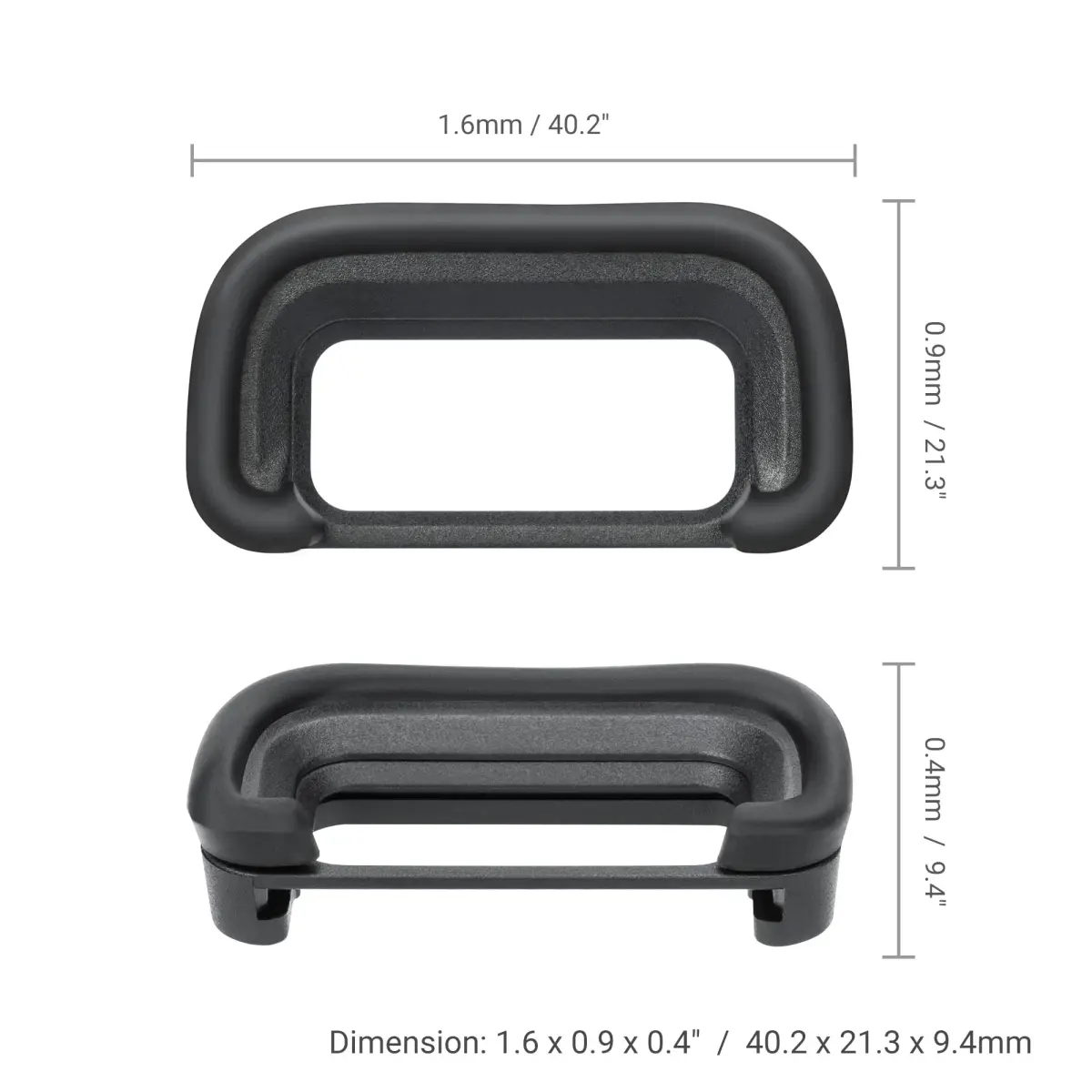 JJC Soft Silicone Eyecup for Sony A6700 & FDA-EP20 | 2-Pack - view 5
