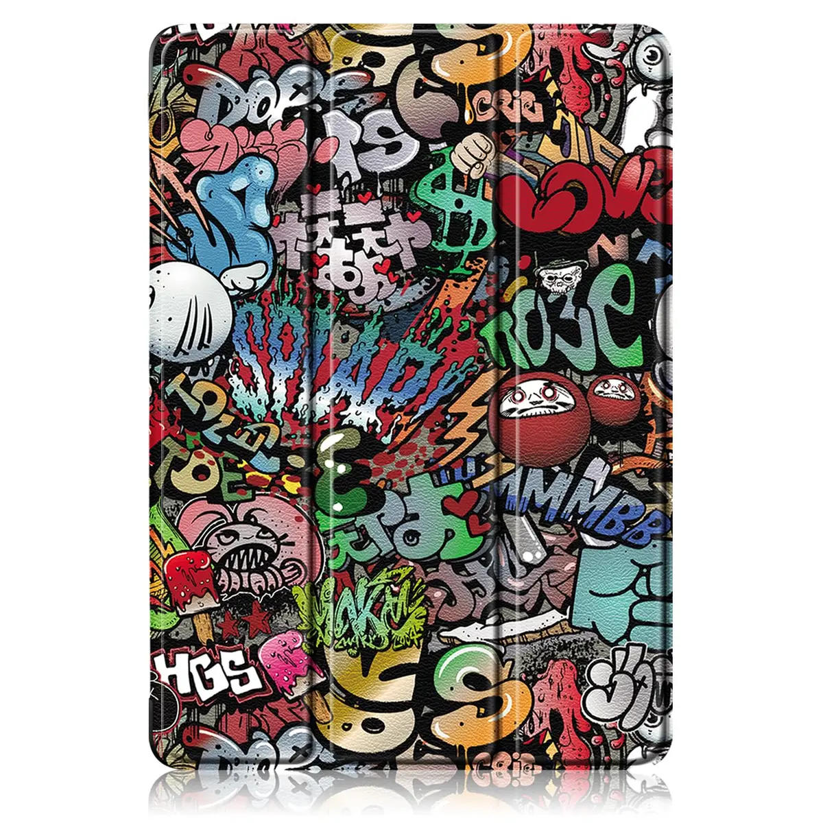 DingGuagua Case for Xiaomi Redmi Pad SE 11 inch Shockproof Cover | Auto Wake/Sleep, Transparent Back, Graffiti Design - view 9