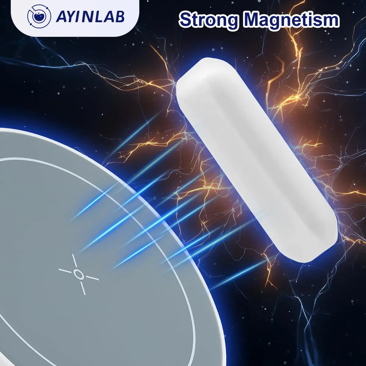AYINLAB PTFE Magnetic Stir Bar Set 8x30mm (8pcs) | Chemical-Resistant Lab Stirring Rods - view 5