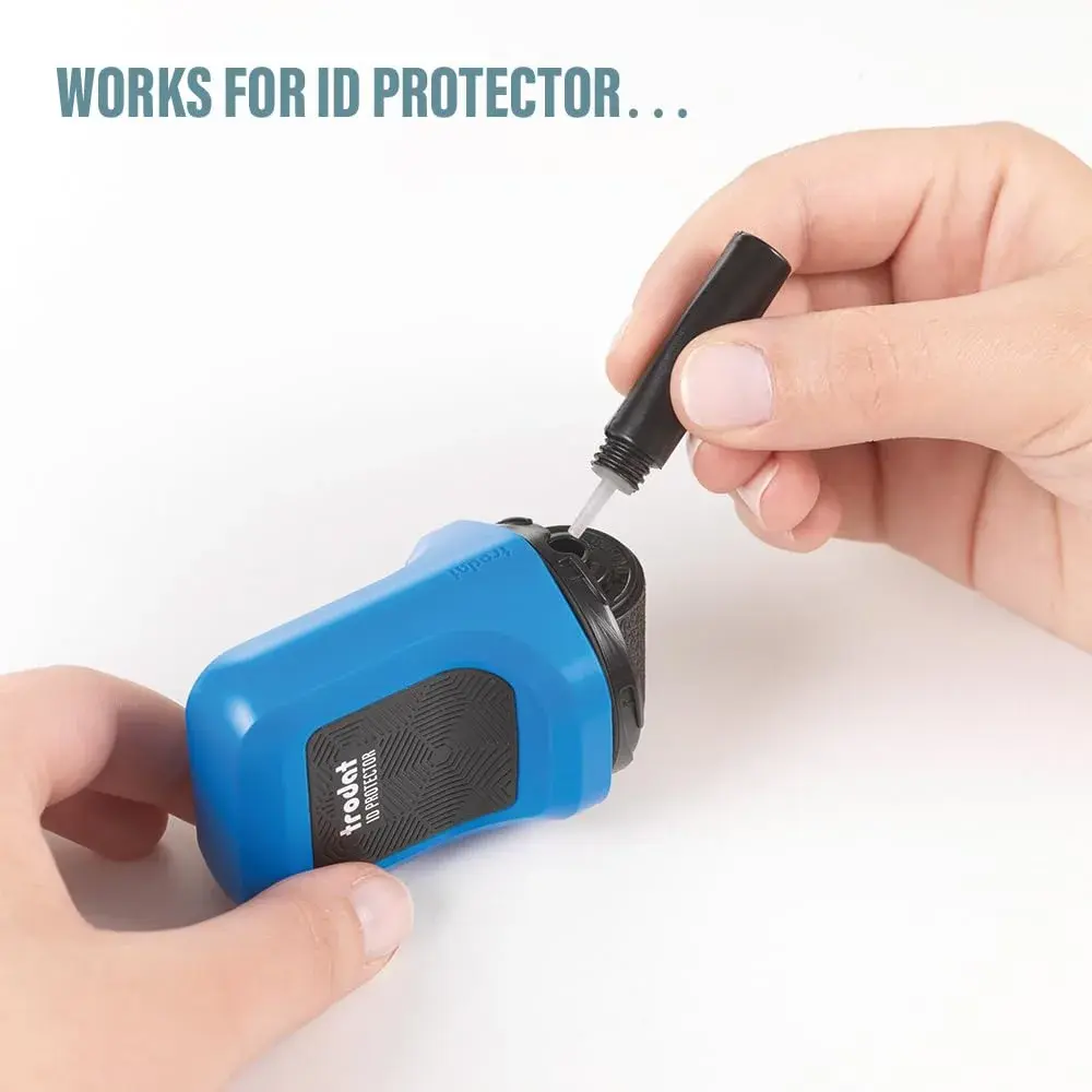 Trodat Refill Inks for ID Protector+ & ID Protector Roller Stamp 2ml Black Ink (3-Pack) - view 5