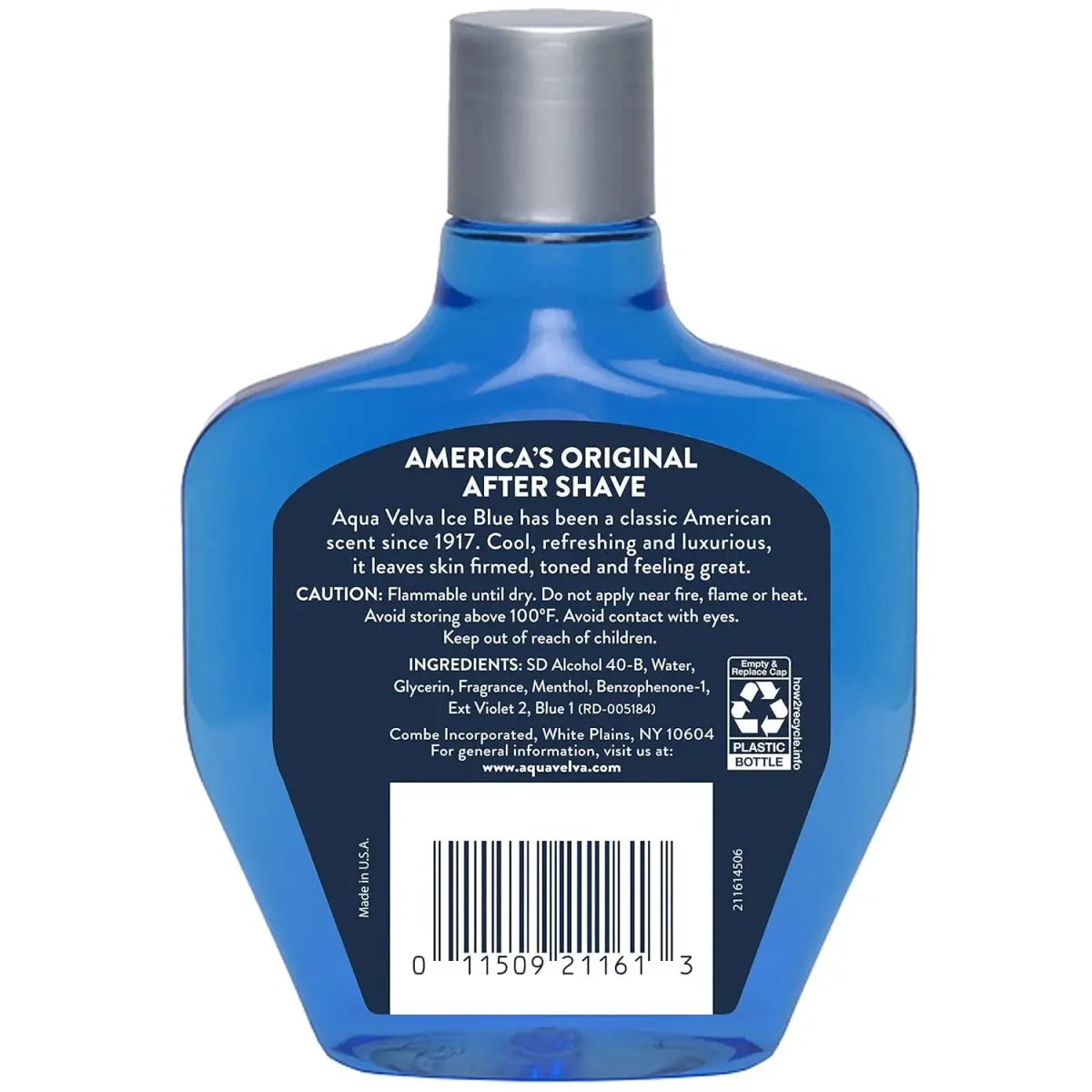 Aqua Velva Classic Ice Blue After Shave Lotion 414ml (14 Fl Oz) | Soothes, Cools, Refreshes Skin - view 2
