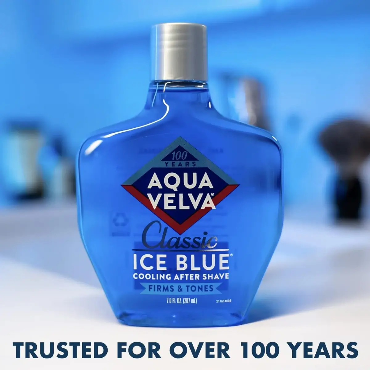 Aqua Velva Classic Ice Blue After Shave Lotion 414ml (14 Fl Oz) | Soothes, Cools, Refreshes Skin - view 3