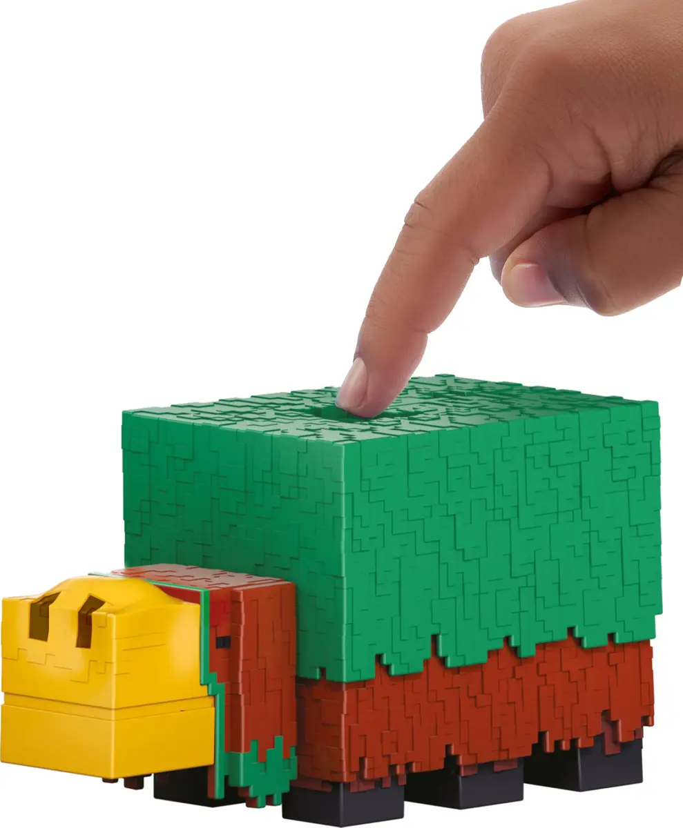 Mattel Minecraft Sniffer Action Figure 3.25-inch | Game-Accurate Sounds & Pixelated Design - view 6