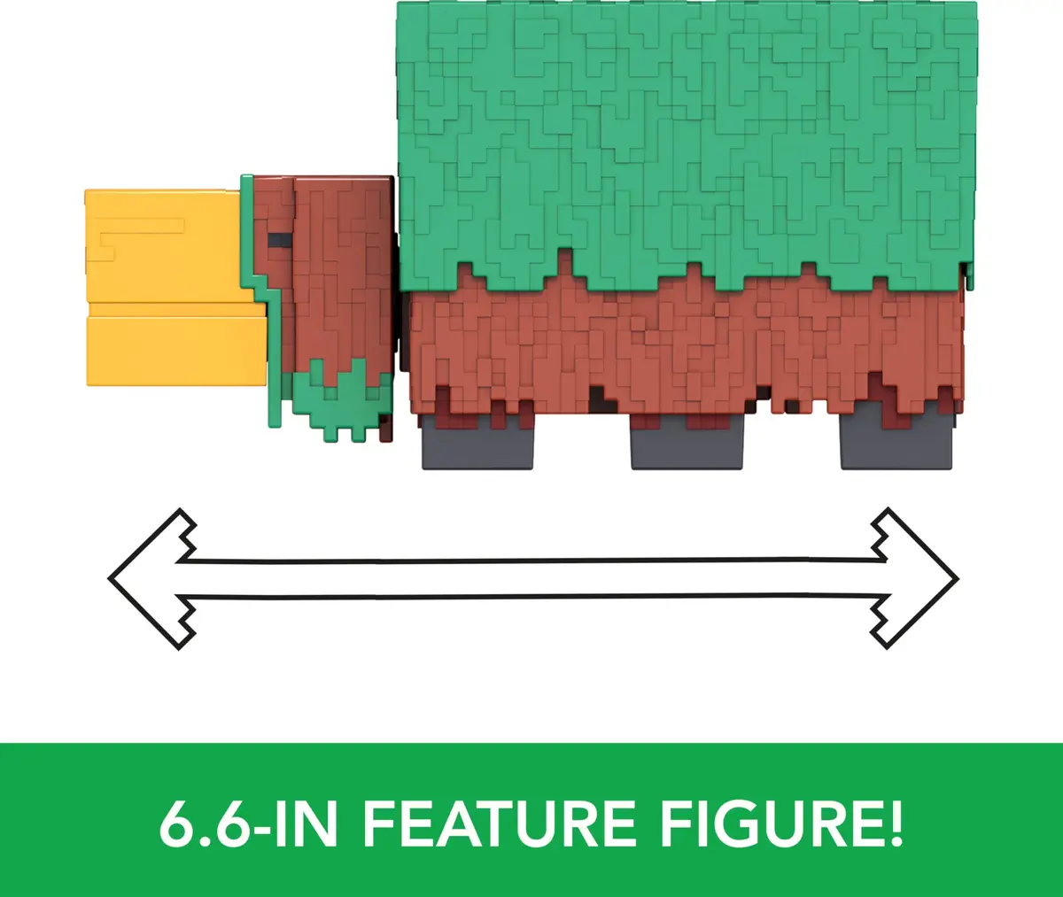 Mattel Minecraft Sniffer Action Figure 3.25-inch | Game-Accurate Sounds & Pixelated Design - view 3