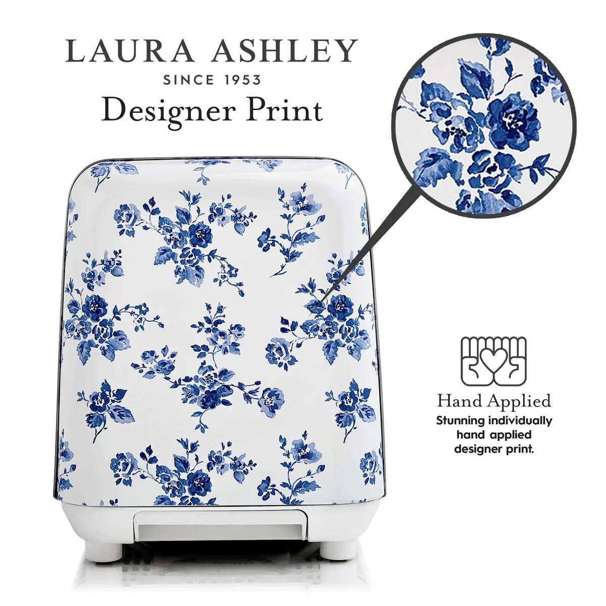 Laura Ashley China Rose 2 Slice Toaster | Wide Slot, Even Browning, 7 Levels, Compact Design - view 4