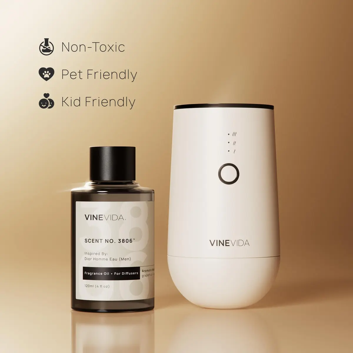 VINEVIDA Essential Oil for Diffusers 4 Fl Oz | Spa Retreat Fragrance Oil for Cold Air Diffusers - view 5