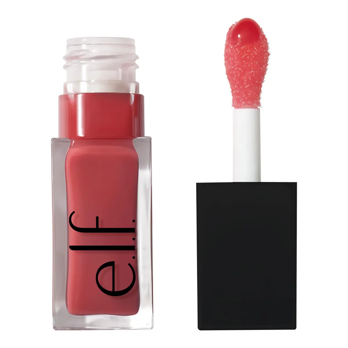 e.l.f. Glow Reviver Lip Oil, Tinted, Hydrating & Non-Sticky, Rose Envy | Sheer Glossy Lip Nourishment - main product image
