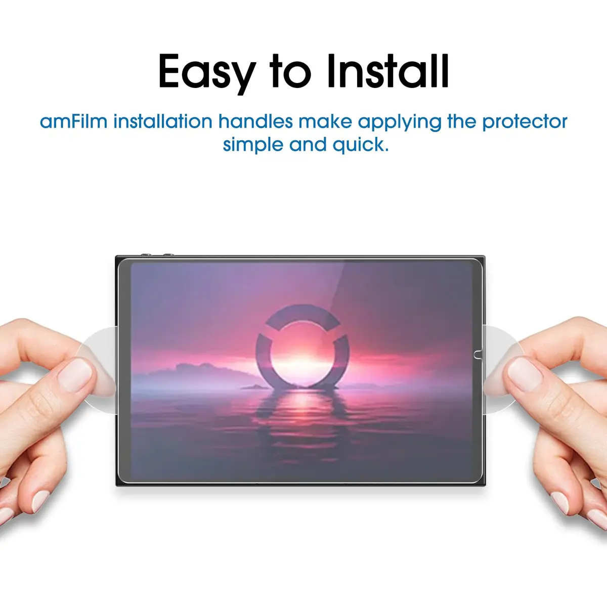 amFilm Screen Protector for Lenovo Legion Go 8.8'' Handheld 2023 | 2-Pack Tempered Glass Screen Guard - view 3