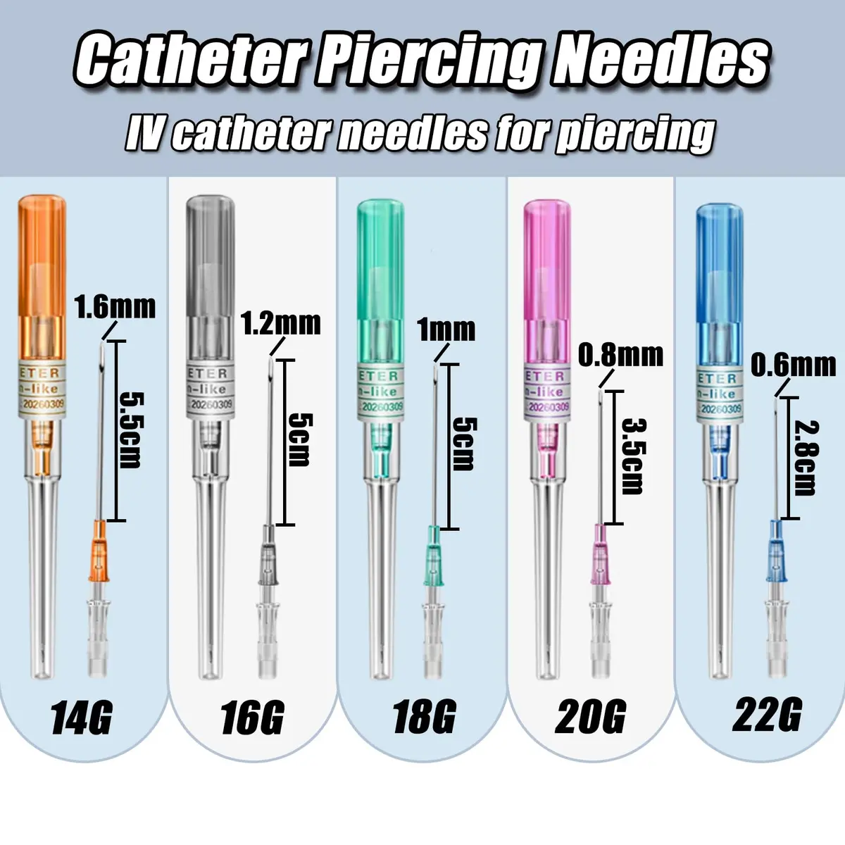 YONGDA Catheter Piercing Needles 14G 10pcs | Stainless Steel, Safe & Precise - view 4