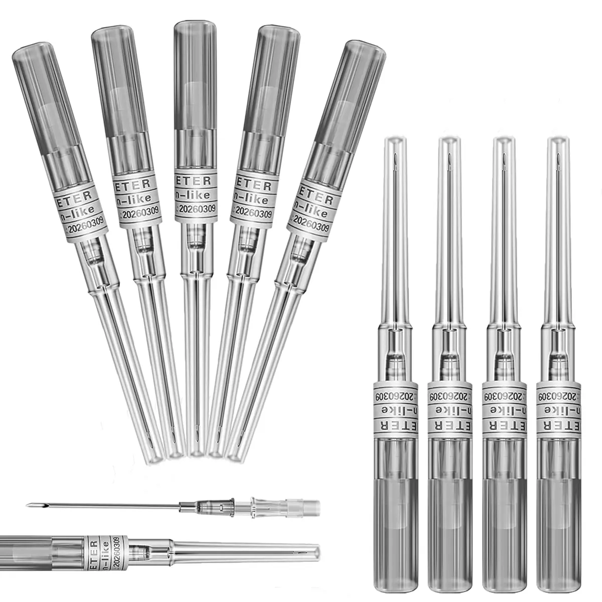 YONGDA Catheter Piercing Needles 16G | 10pcs Stainless Steel for Jewelry Piercing, Accurate & Safe (70-120 chars) - main product image