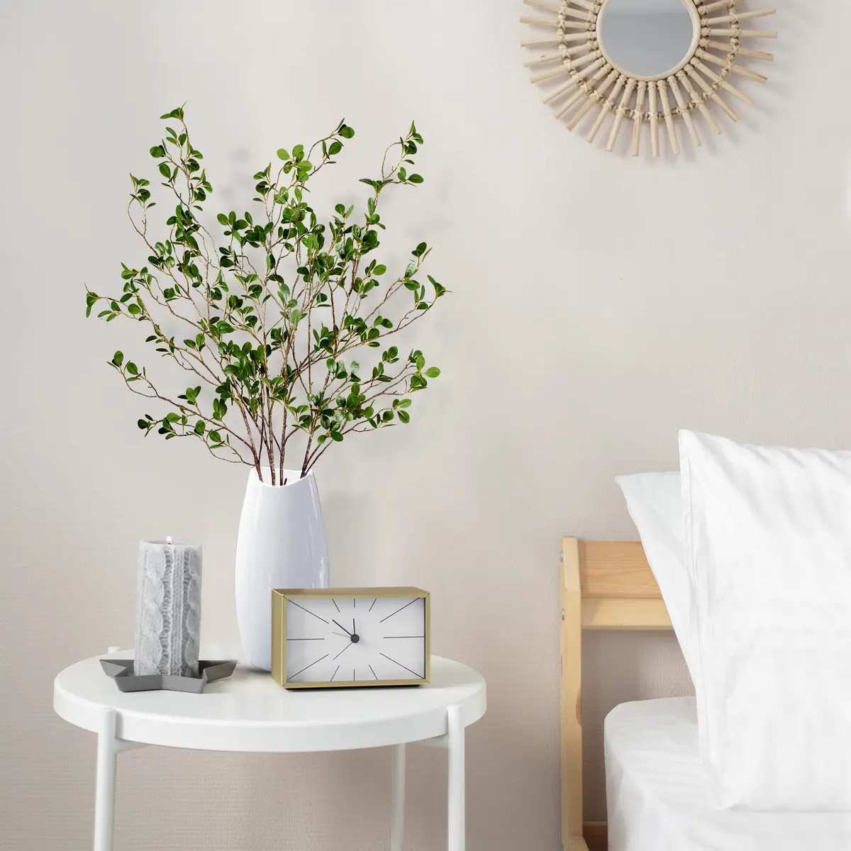 Sggvecsy Artificial Ficus Branches 43’’ | Realistic Greenery for Home & Office - view 3