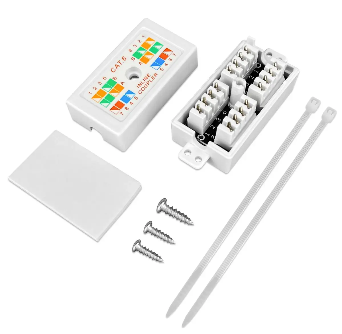 itxtynlo Cat 6 Junction Box 5 Pack | Unshielded Ethernet Splicing Solution - view 4