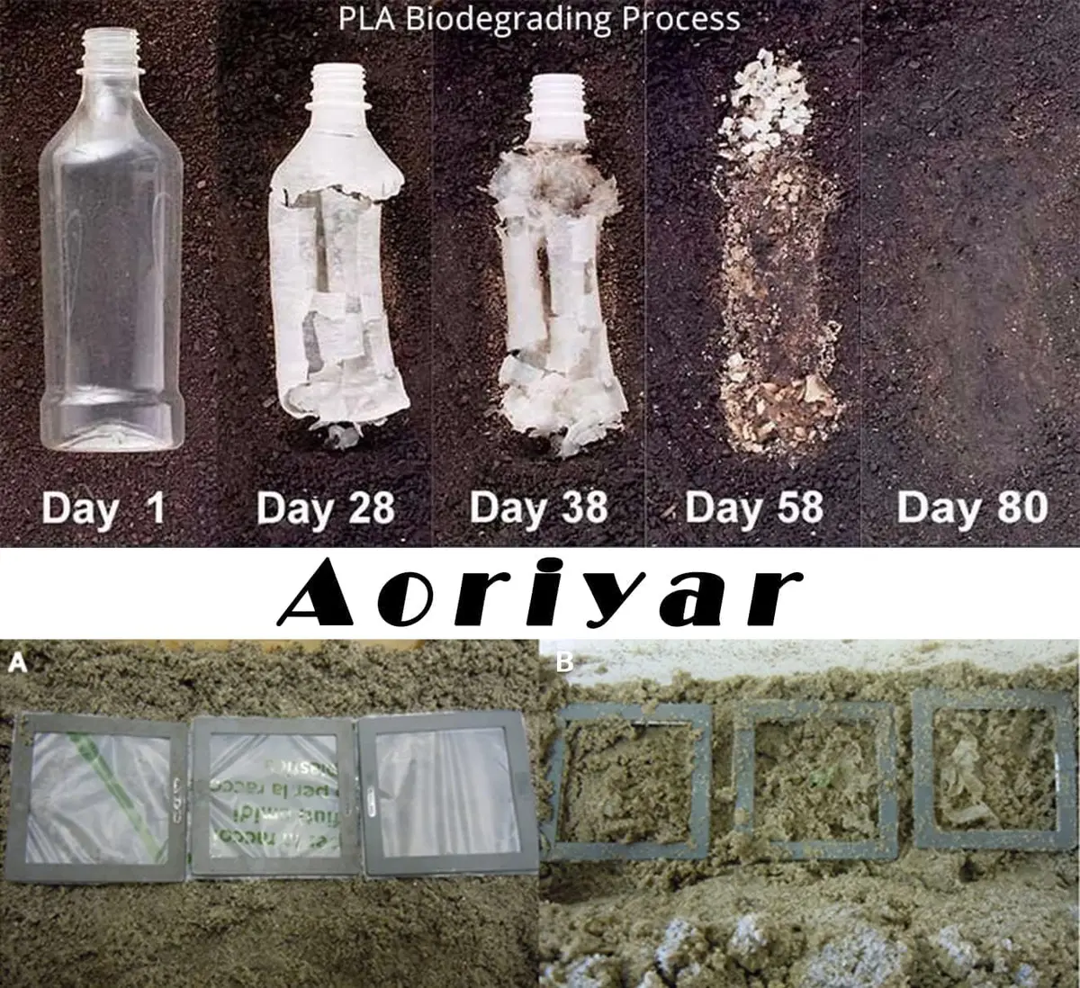 Aoriyar Compost Trash Bags 1.2 Gallon | Biodegradable & Leakproof 120 Count - view 3
