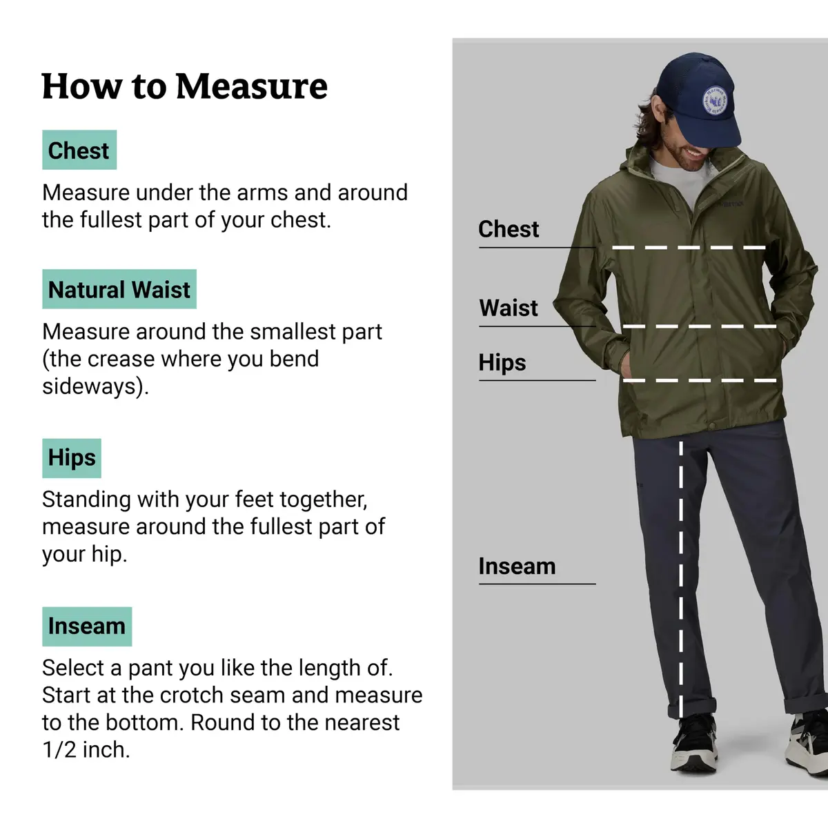 Marmot PreCip Eco Lightweight Waterproof Rain Jacket Large | Breathable & Eco-Friendly - view 6
