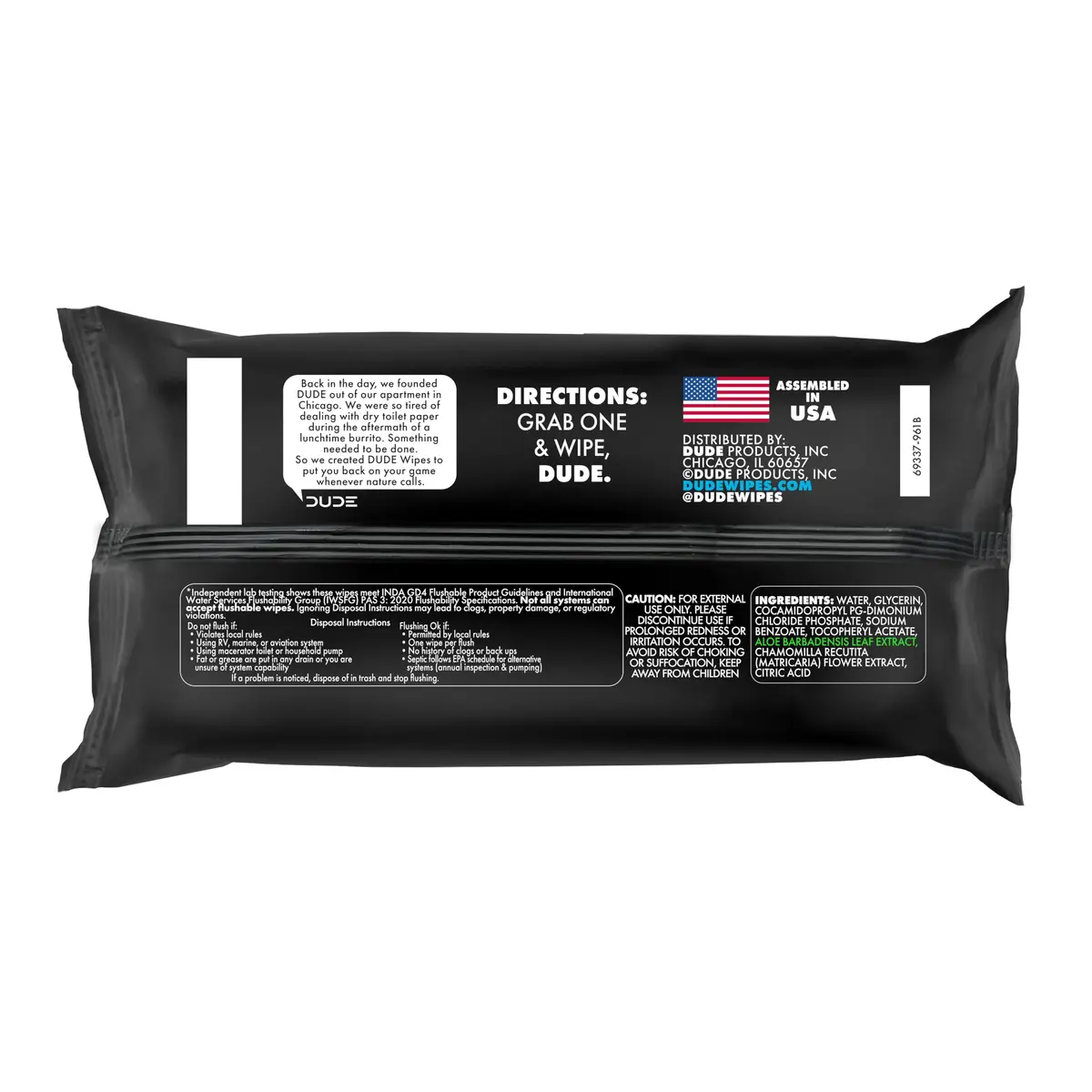 DUDE Wipes Unscented Adult Flushable Wipes & Mint Travel Pack 402 Count | Gentle, Eco-Friendly & Septic Safe - view 7