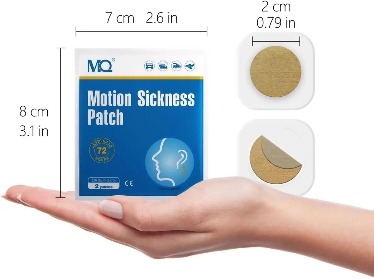 MQ Motion Sickness Patches 84ct | Non-Drowsy Relief for Travel & Cruise (70-120 chars) - view 6