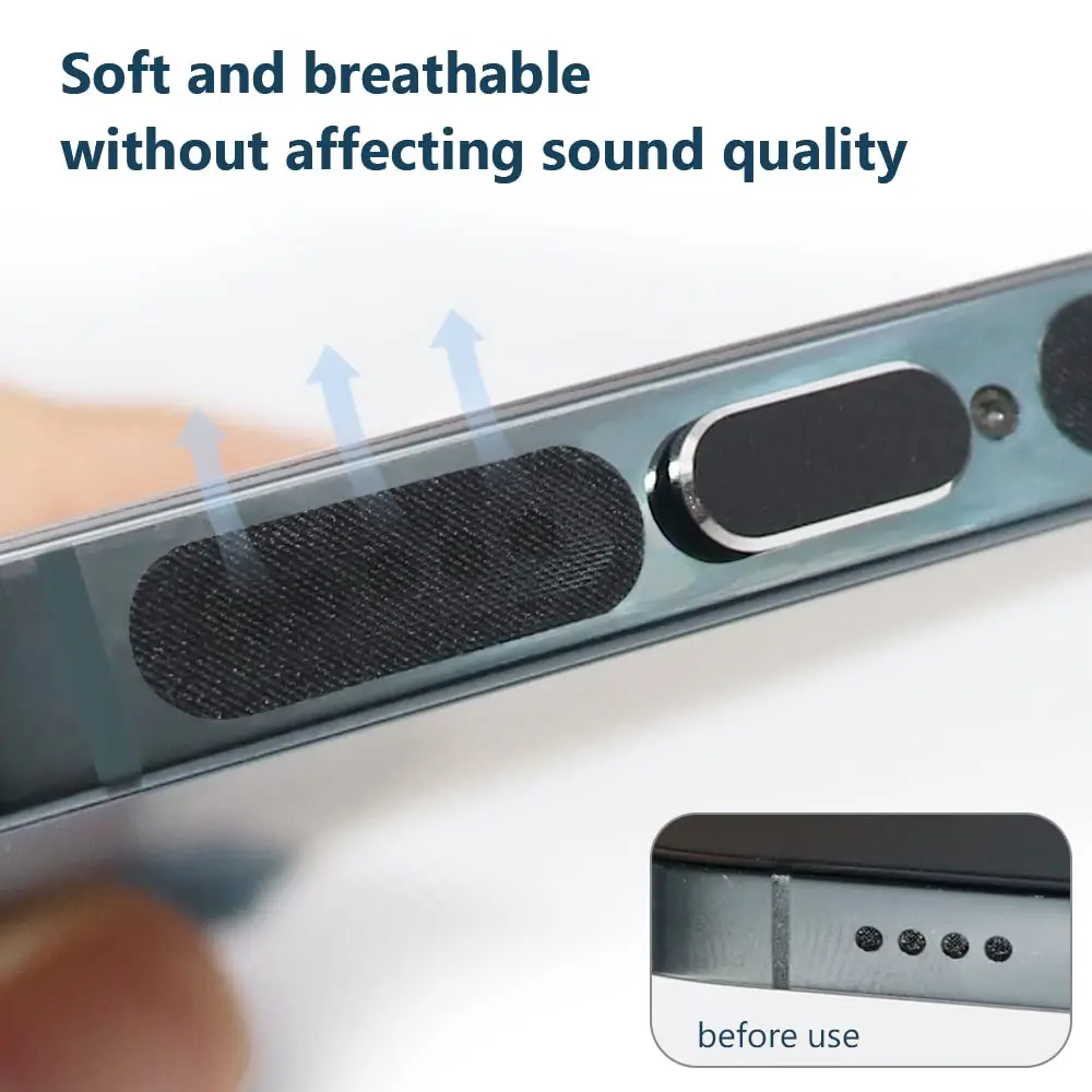 Limvory USB C Dust Plug & Phone Speaker Cover | Anti Dust & Water Protection - view 6