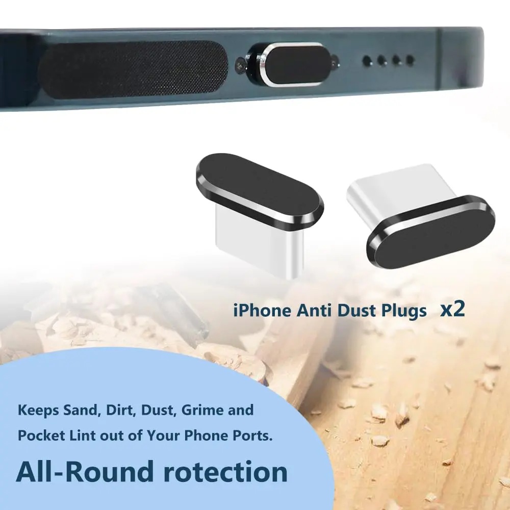 Limvory USB C Dust Plug & Phone Speaker Cover | Anti Dust & Water Protection - view 7