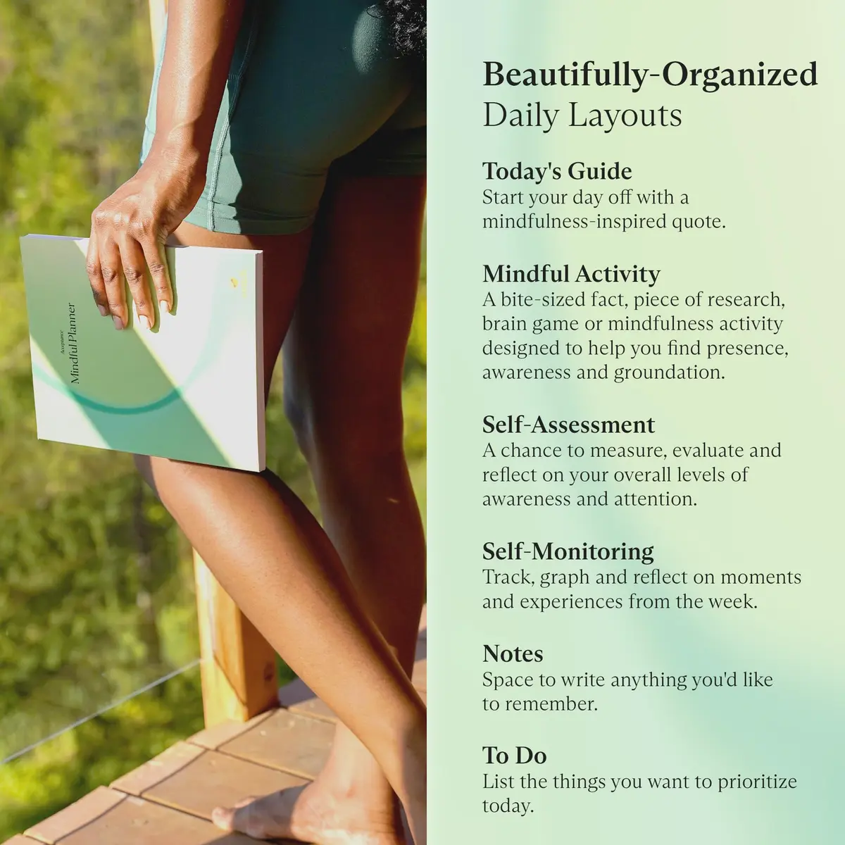 Switch Research Mindful Planner (Acceptance) - Evidence-Based Life Organizer - 31-Day Goal Planner to Develop Radical Acceptance - Daily planner With Prompts - view 5