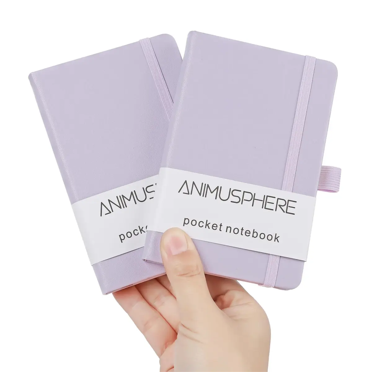 Animusphere Purple 2Pack Pocket Notebook Journal 10.2cm x 14.5cm (4" x 5.7") | Authentic USA Import - main product image