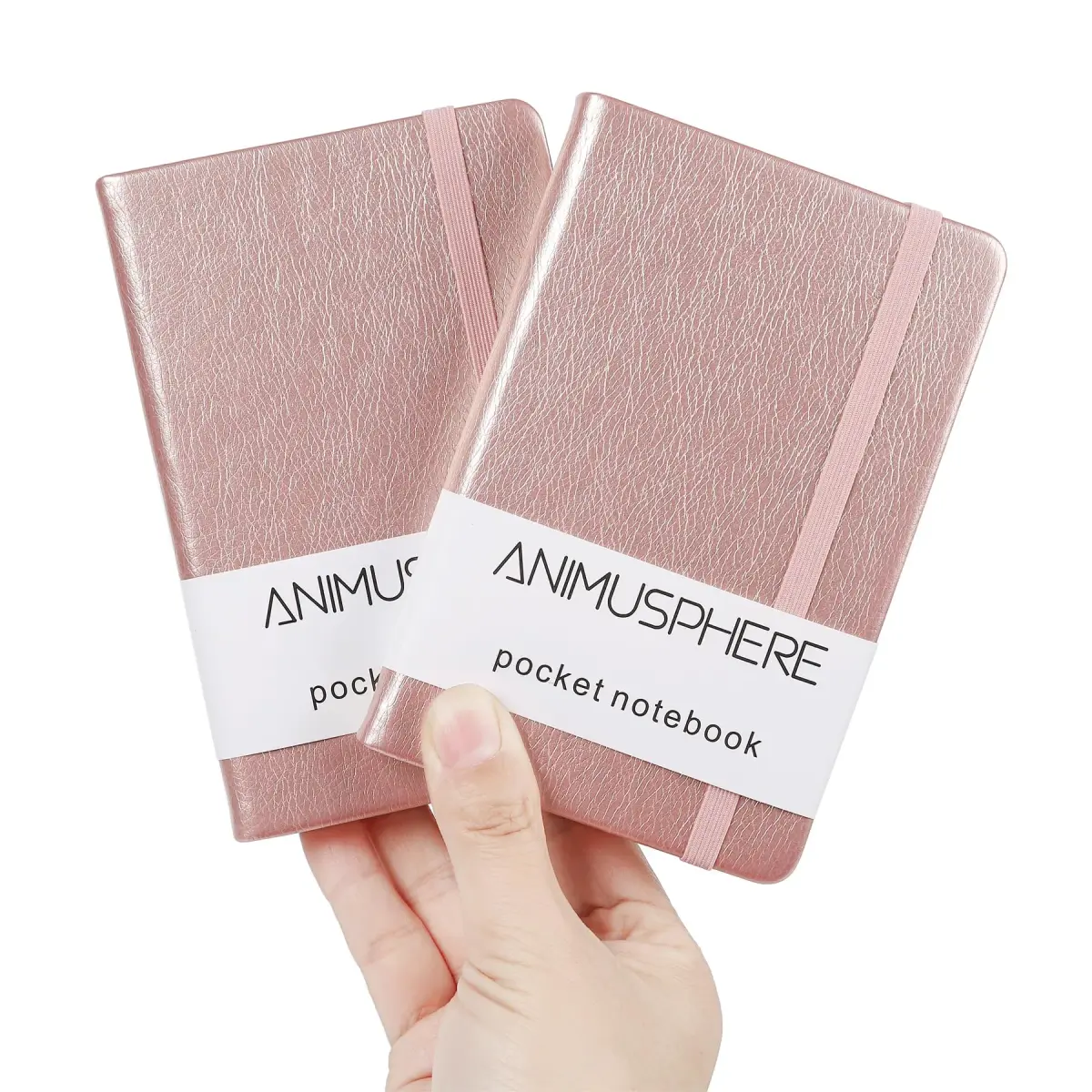 Animusphere 2-Pack Pocket Notebook Small Journal 10.2cm x 14.5cm (4" x 5.7") 200 Pages | Authentic USA Import - main product image