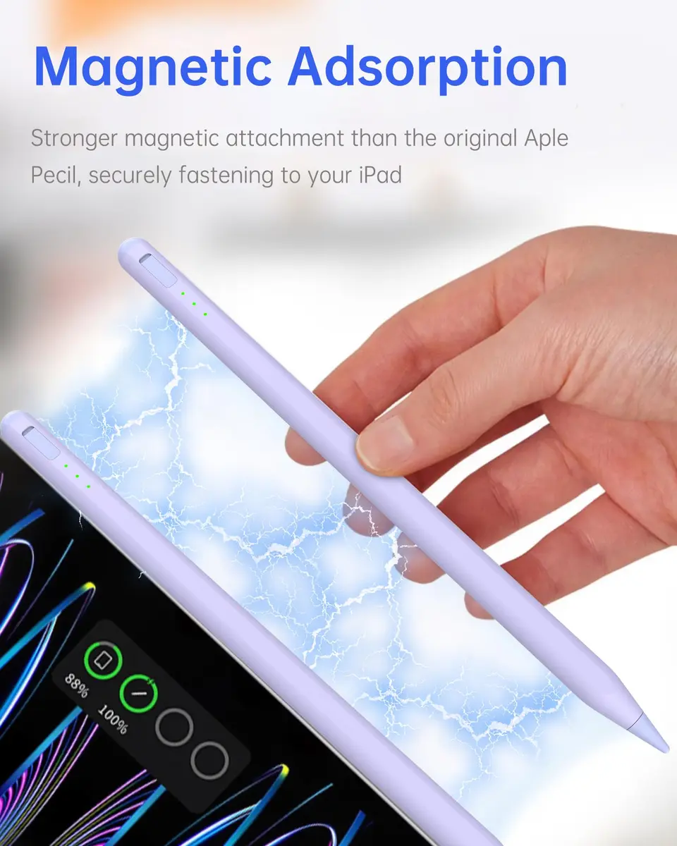 UOGIC Stylus Pen for iPad with Fast Charging & Palm Rejection | Rechargeable, Magnetic, Precise (70-120 chars) - view 6