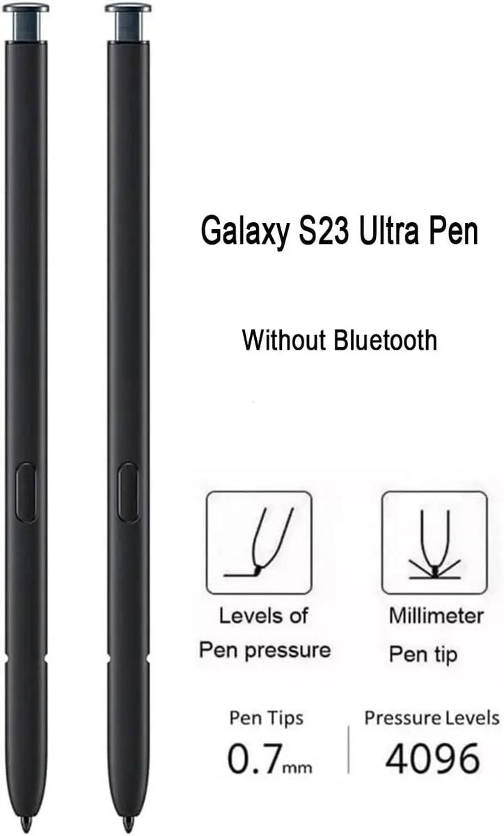 Befzygwk 2 Pcs Galaxy S23 Ultra S Pen Replacement | Compatible with Galaxy S23 Ultra 5G, Pressure 4096 Levels, No Bluetooth, 180-Day Warranty - view 4