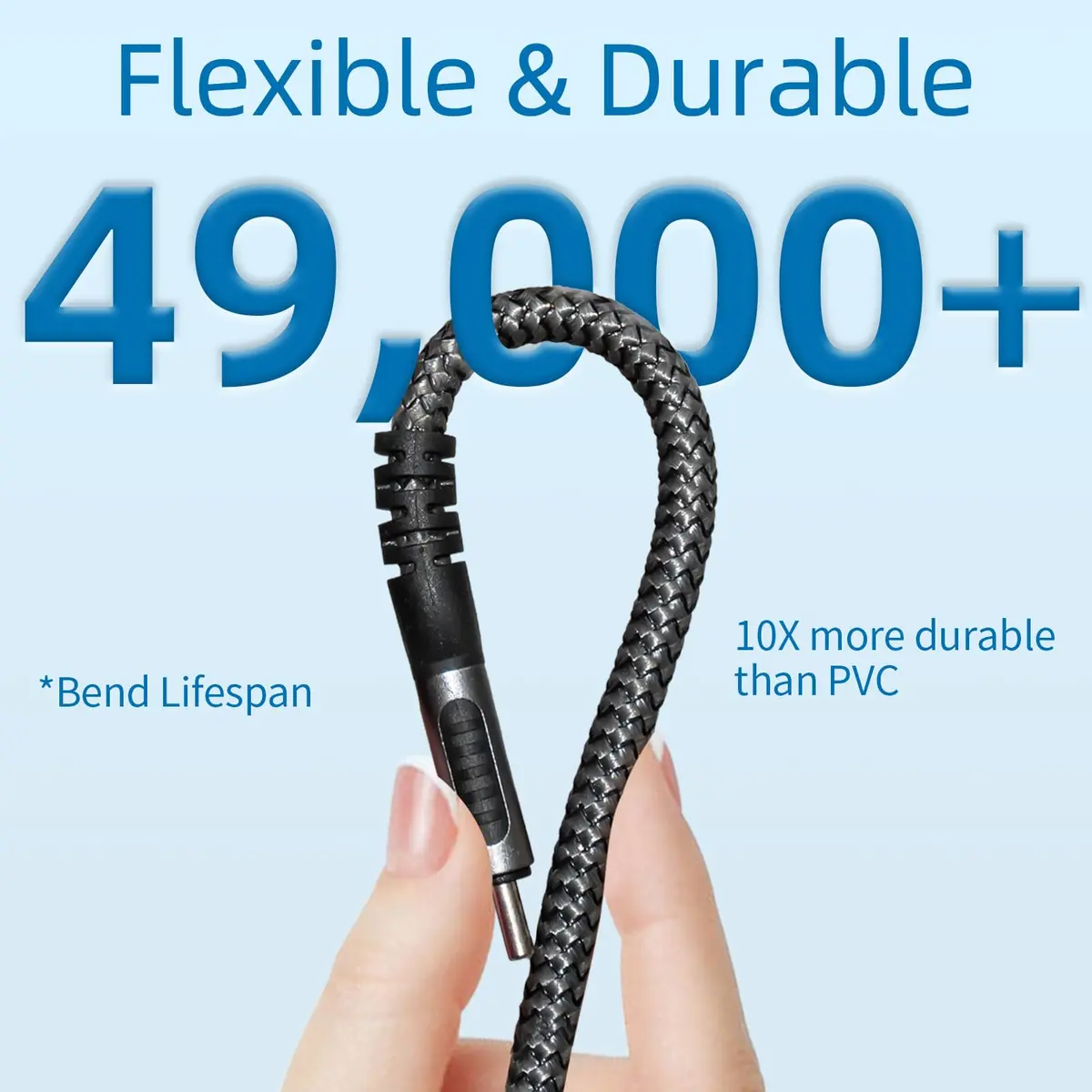 Talmosal Thunderbolt 4 Cable 3.3 ft Support 8K@60Hz, 4K@144Hz 40Gbps/240W PD Charging - view 5
