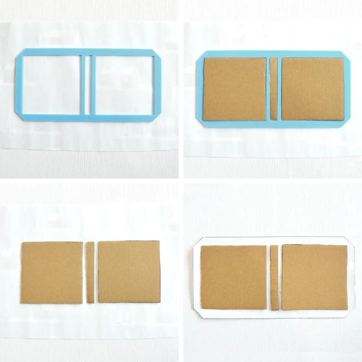 UPTTHOW 9Pcs Bookbinding Easy Scrapbooking Tool for Notebook Calender | Resilient Plastic Templates for Creative Projects - view 6