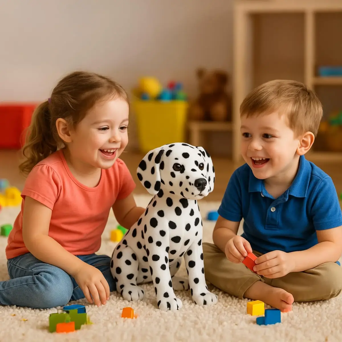 WEIGEDU Dalmatian Stuffed Animal Plush Toy 30.48 cm (12 inches) | ASTM-Tested Educational Toy - view 5