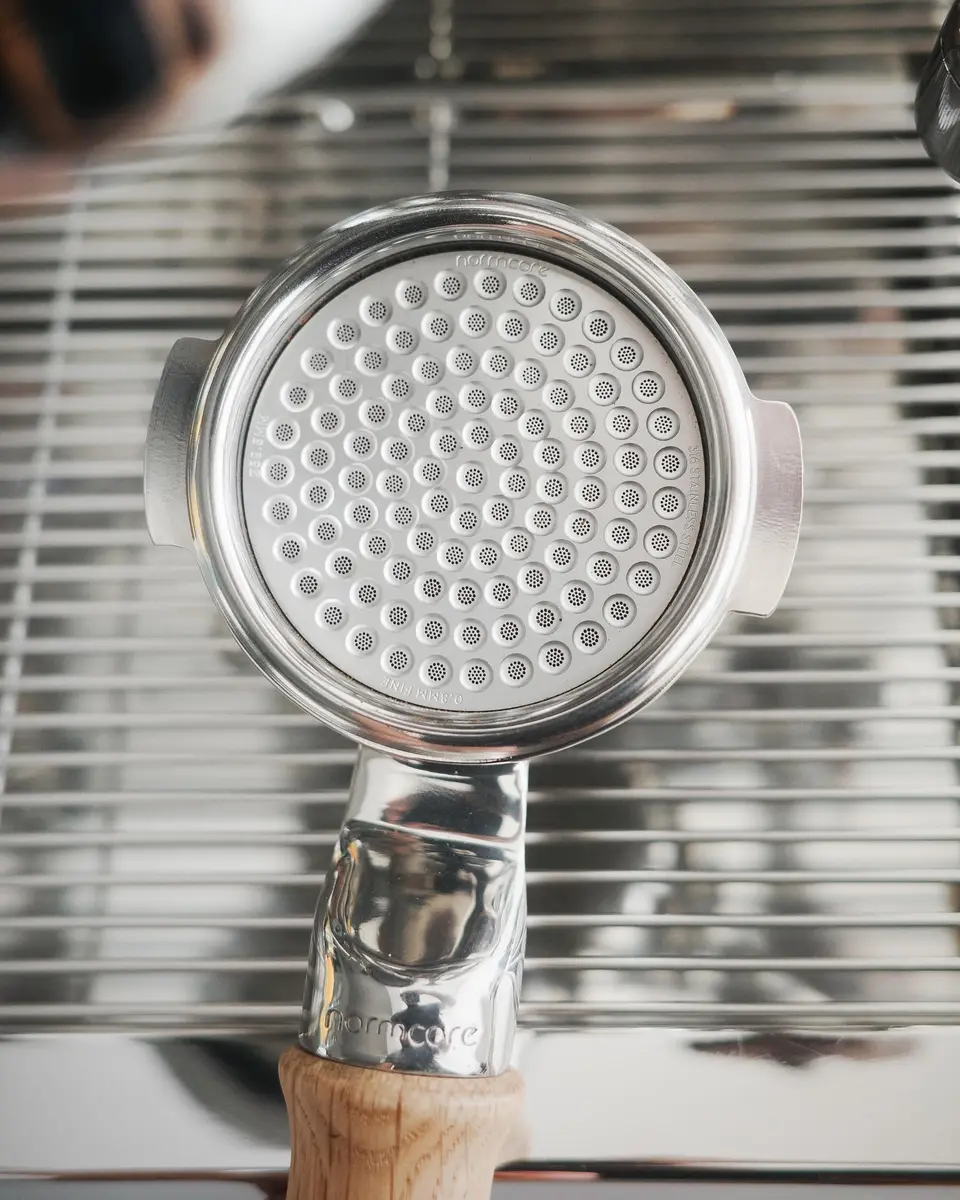 Normcore 58.5mm Puck Screen 0.8mm Stainless Steel for Espresso | Even Water Distribution - view 2