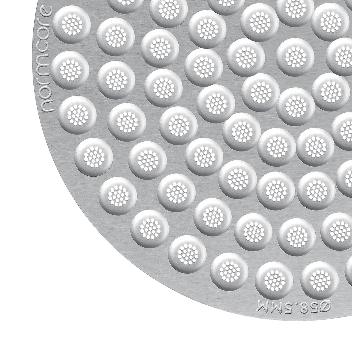 Normcore 58.5mm Puck Screen 0.8mm Stainless Steel for Espresso | Even Water Distribution - view 3