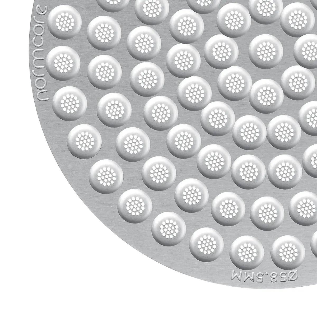 Normcore Silver 58.5mm x 0.8mm Ultra-Slim Puck Screen for 58mm Portafilter - view 3