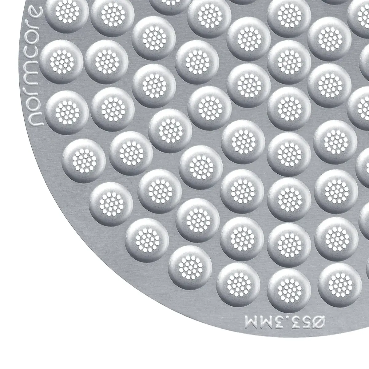 Normcore Silver 53.3mm x 0.8mm Ultra-Slim Puck Screen for 54mm Portafilter - view 3