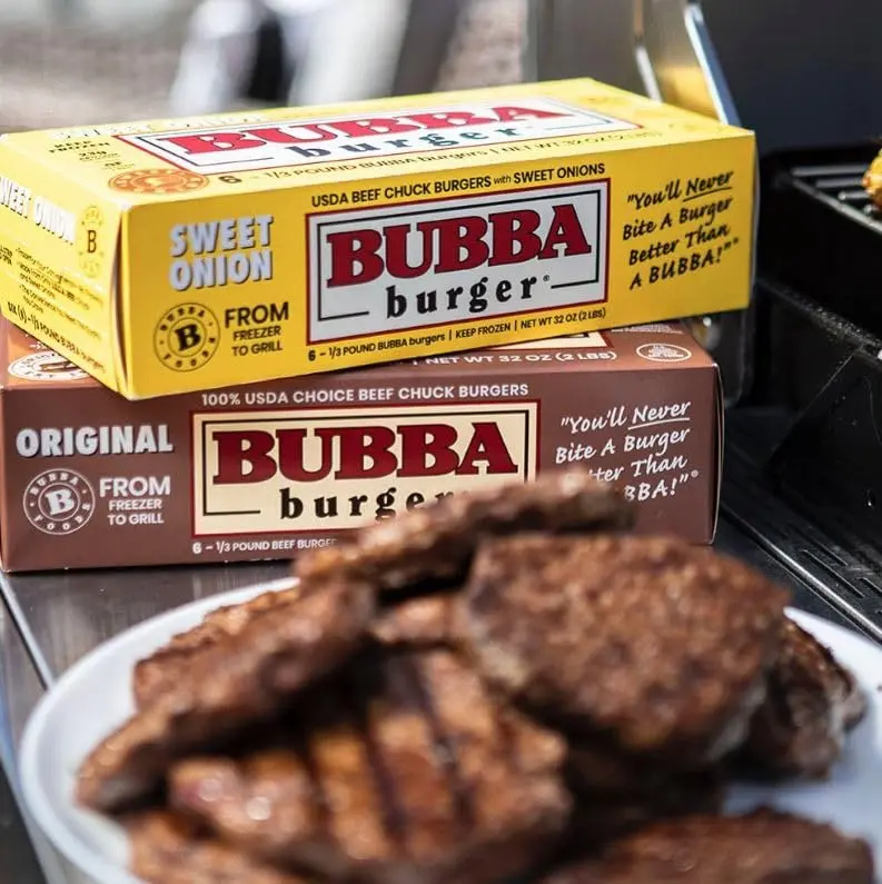 BUBBA Burger Sweet Onion Beef Patties 2 lb | USDA Choice Chuck, Frozen, Gluten-Free - view 5