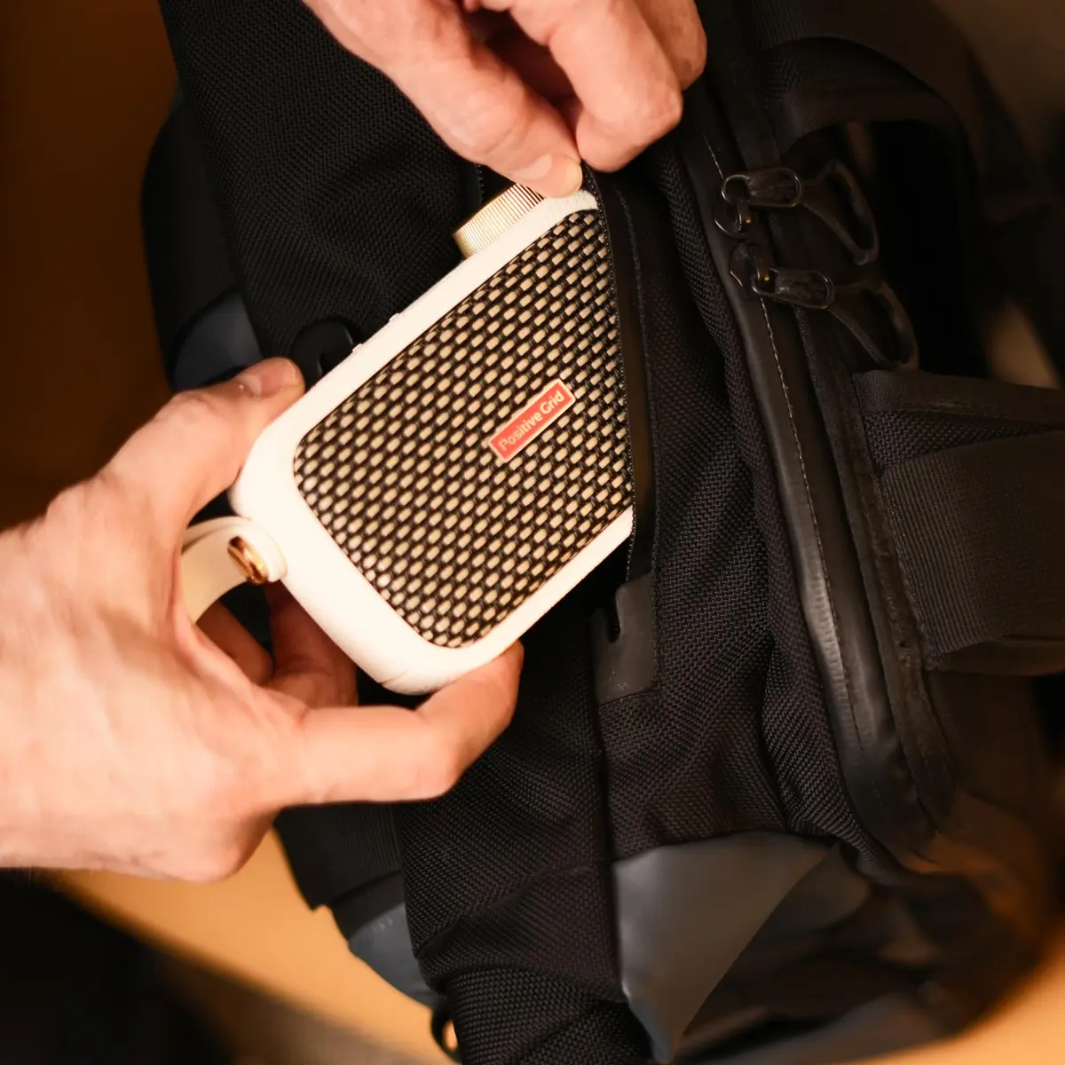 Positive Grid Spark GO 5W Ultra-Portable Smart Amp & Speaker – Pearl | 10.16cm (4 inch) Speaker - view 6