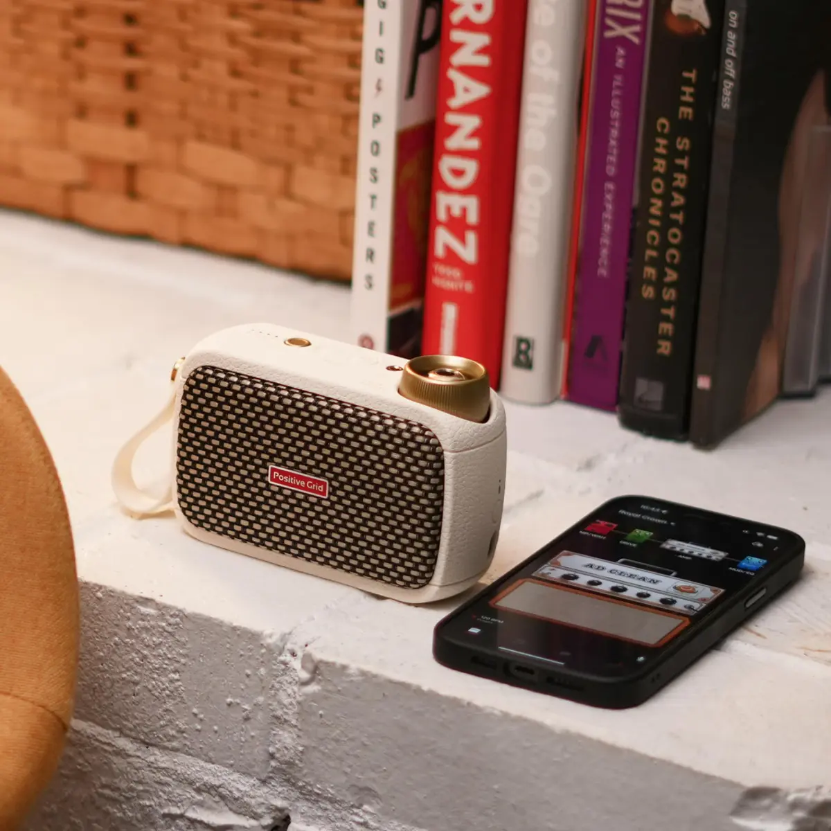 Positive Grid Spark GO 5W Ultra-Portable Smart Amp & Speaker – Pearl | 10.16cm (4 inch) Speaker - view 8
