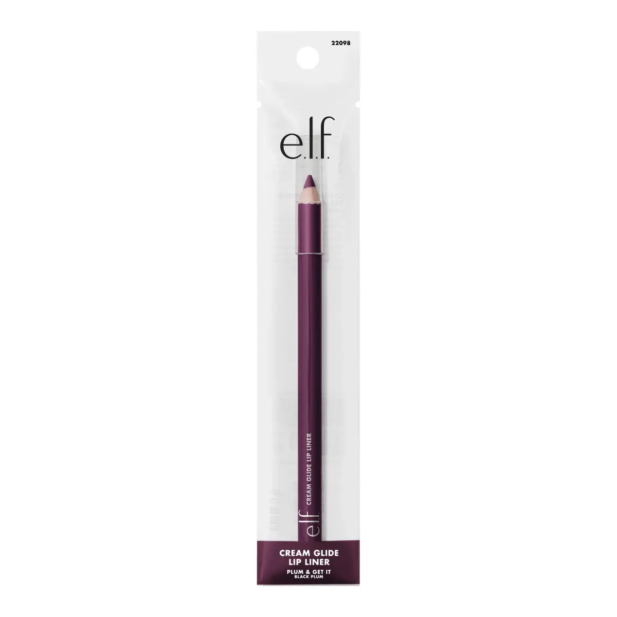 e.l.f. Cream Glide Lip Liner, Plum & Get It, 0.03 oz (0.85 g) | Smooth Semi-Matte Finish - view 8