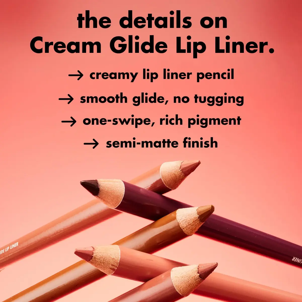 e.l.f. Cream Glide Lip Liner, Truth or Bare | Smooth Semi-Matte Finish, Vegan & Cruelty-Free - view 3