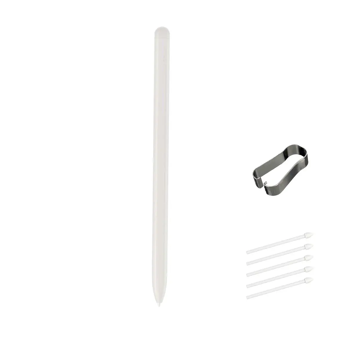 CaoXiong Input Pen for Samsung Galaxy Tab S9 FE/S9 FE+ | 4096 Pressure Levels, Metal Body, Silvery - main product image