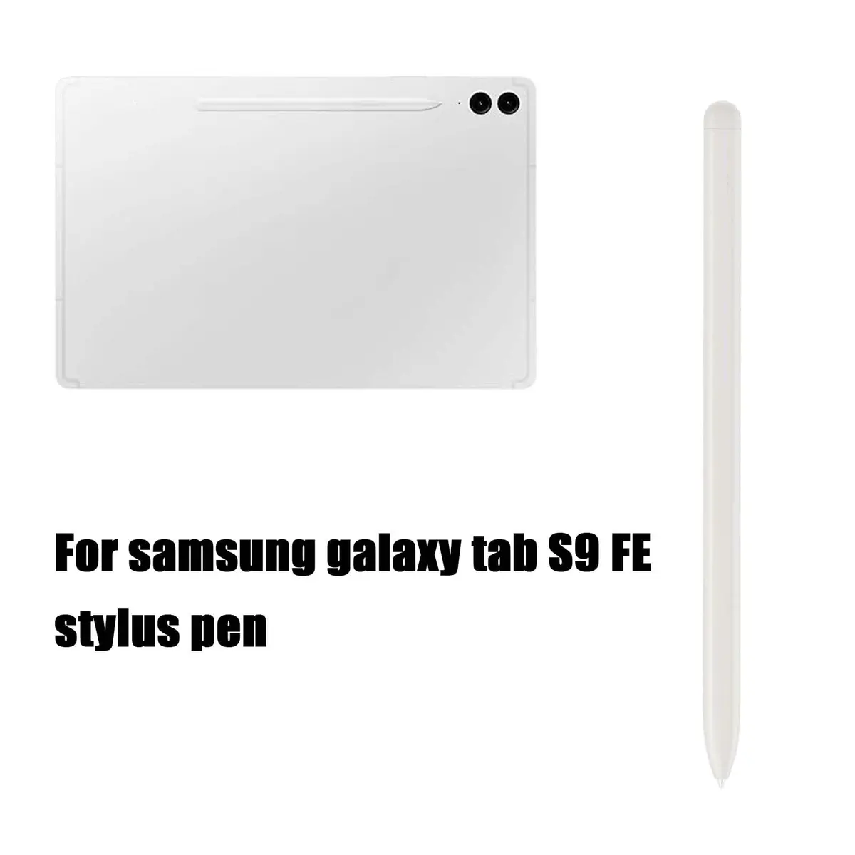 CaoXiong Input Pen for Samsung Galaxy Tab S9 FE/S9 FE+ | 4096 Pressure Levels, Metal Body, Silvery - view 2