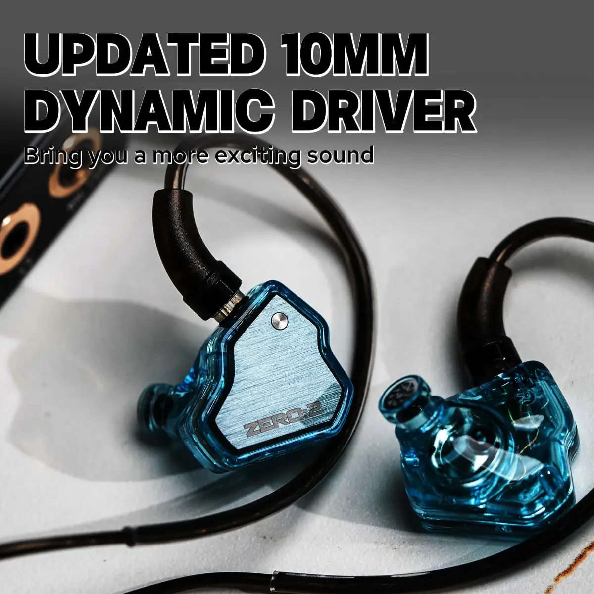 Linsoul 7Hz x Crinacle Zero:2 Wired In-Ear Monitor Earphones 10mm Dynamic Driver | Gaming & Music Earbuds - view 3