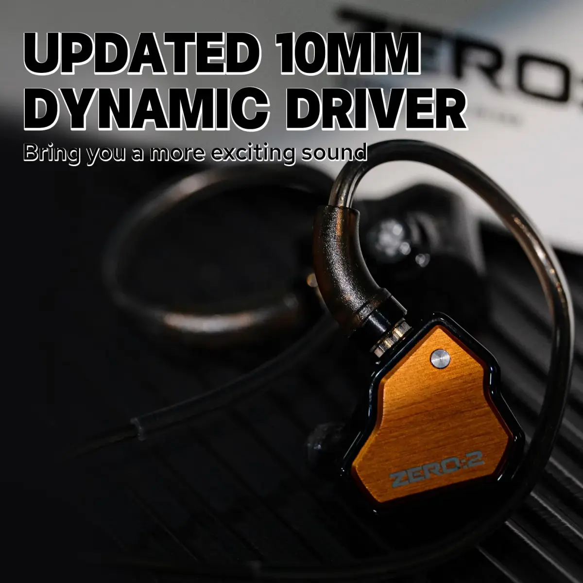 Linsoul 7Hz x Crinacle Zero:2 Wired In-Ear Monitor Earphones 10mm Dynamic Driver | Sound Isolation - view 3