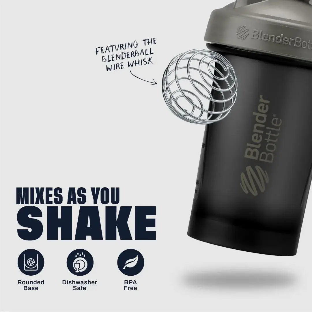 BlenderBottle Classic V2 Shaker Bottle 709ml (24oz) | Powerful Mixing System with Stainless Steel Whisk - view 3
