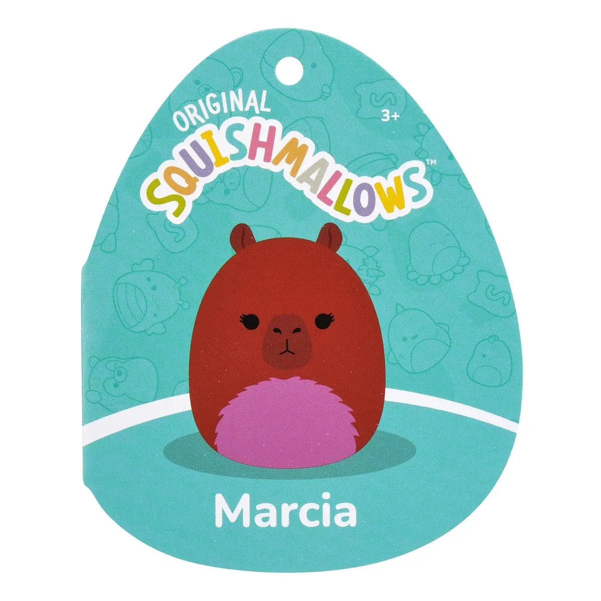 Squishmallows Original 8-Inch Marcia Maroon Capybara | Ultrasoft Plush Toy for Kids & Collectors - view 3
