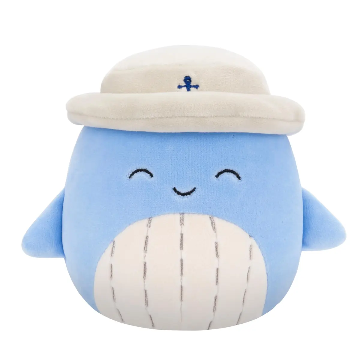 Squishmallows Original 5-Inch Samir Blue Whale Plush Toy | Official Jazwares Stuffed Animal - main product image