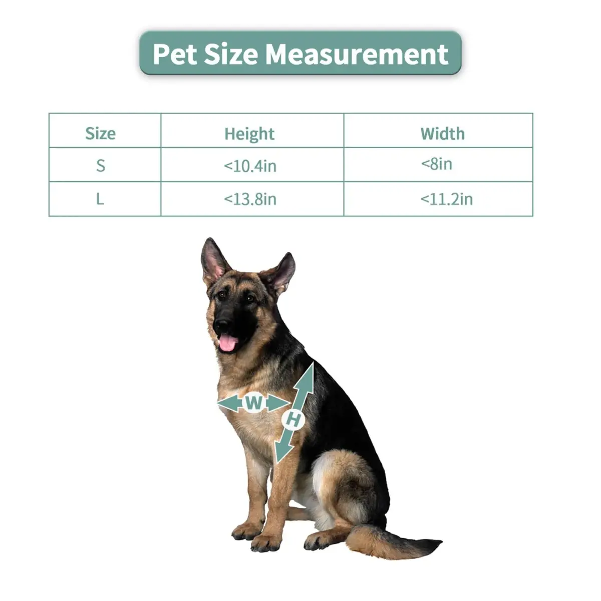 Lessmon Small Magnetic Locking Dog Door 28.9cm (11.4in) Tall | Weatherproof & Easy Install - view 3