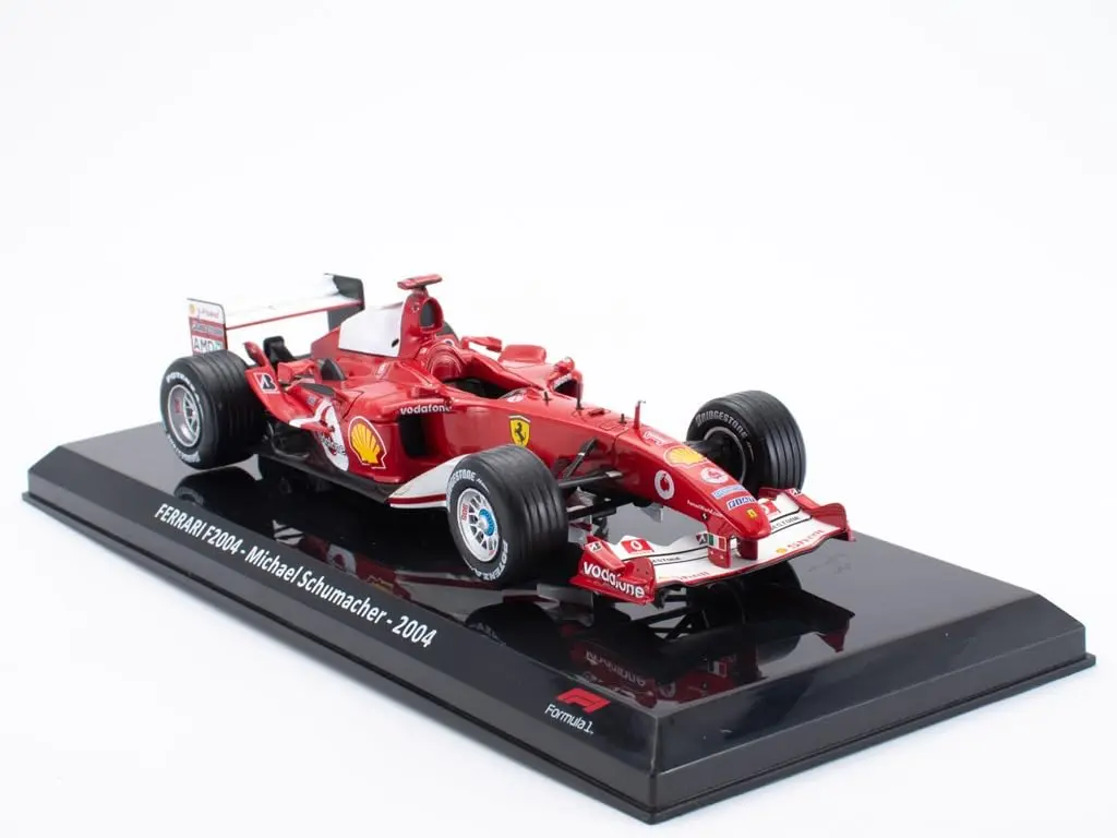 OPO 10 Formula 1 1/24 Car Compatible with Ferrari F2004 | Metal Model for Collectors - view 5