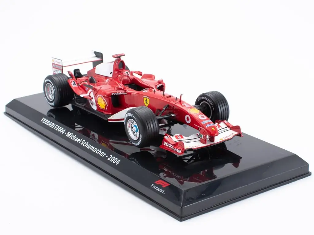 OPO 10 Formula 1 1/24 Car Compatible with Ferrari F2004 | Metal Model for Collectors - view 2