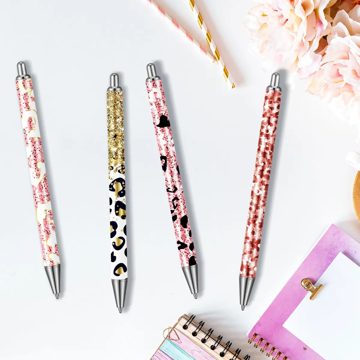 Qilery 15 Set Stainless Steel Resin Blank Epoxy Pens | 0.5mm Line Size - view 7